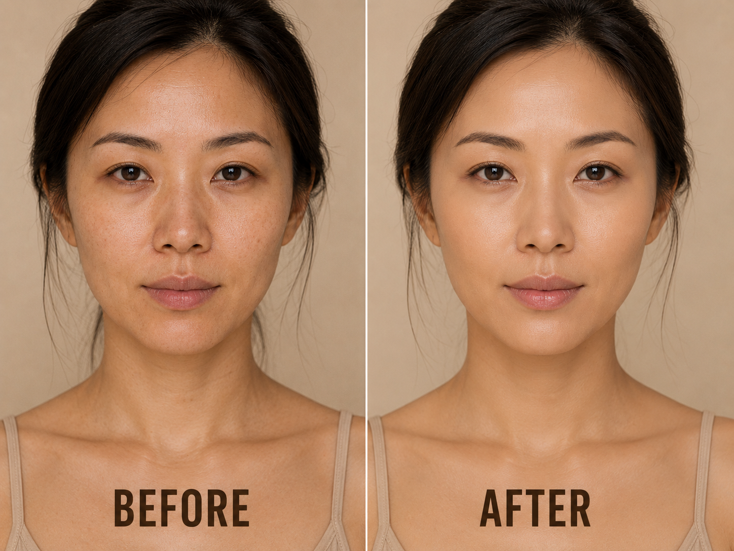 Foundation mit Peptiden, 45 Deep Warm