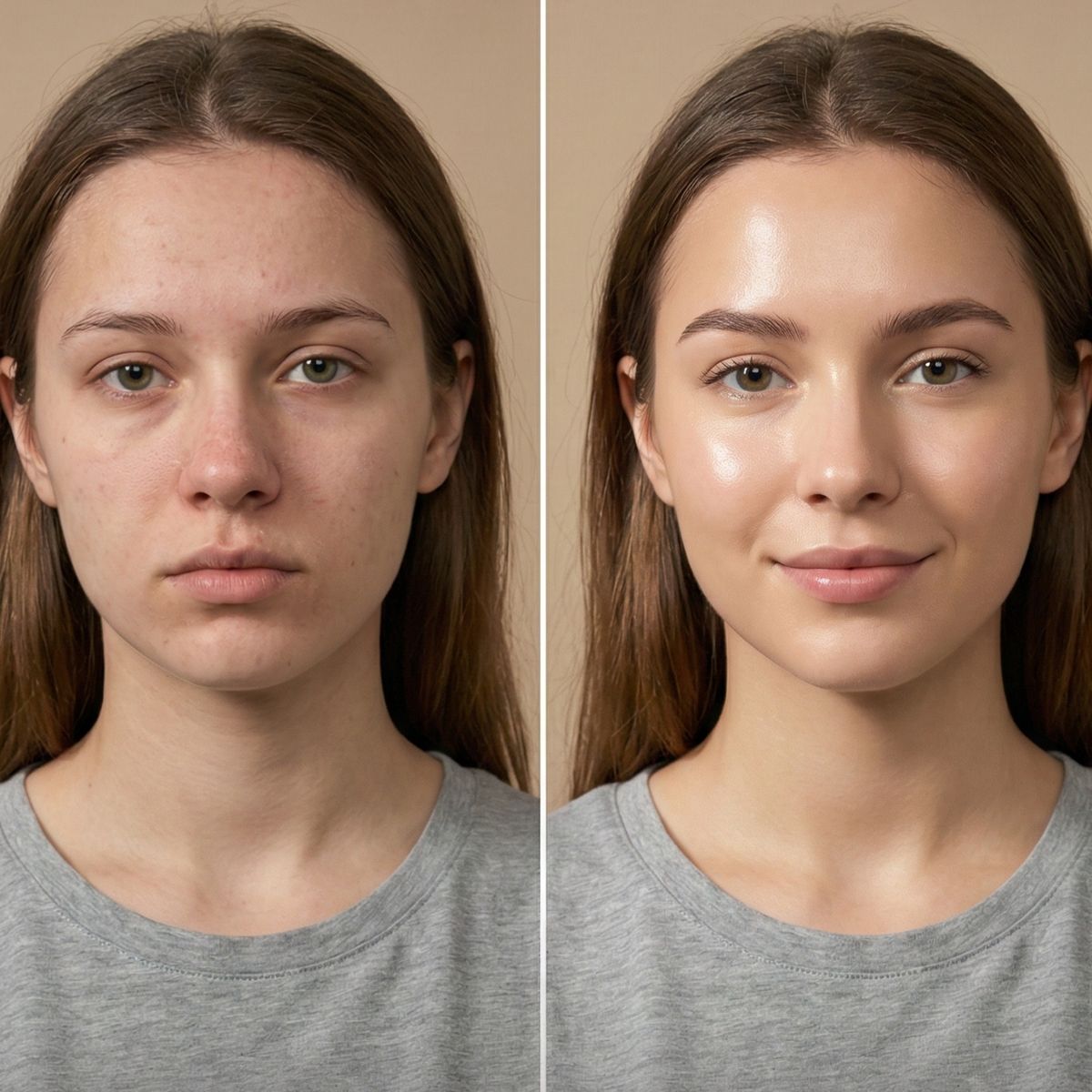 Foundation mit Peptiden, 30 Tan Neutral