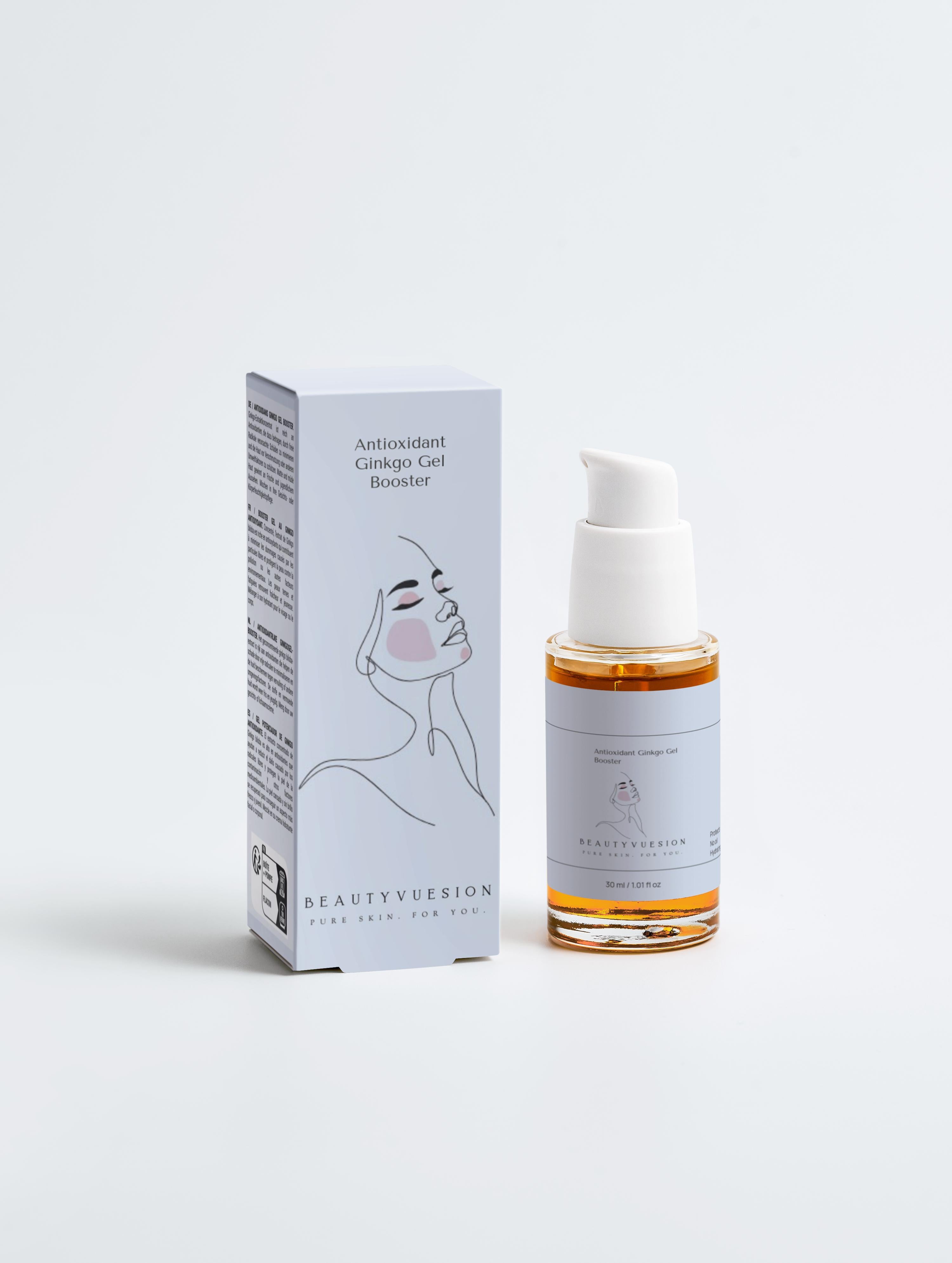 Antioxidativer Ginkgo Gel-Booster
